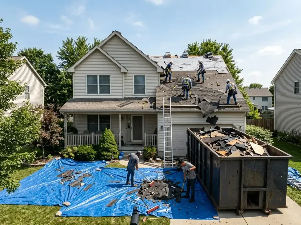 roof-replacement-debris-remova-004 — frequently asked questions, Cheapest Dumpster Rentals in Leakesville, MS
